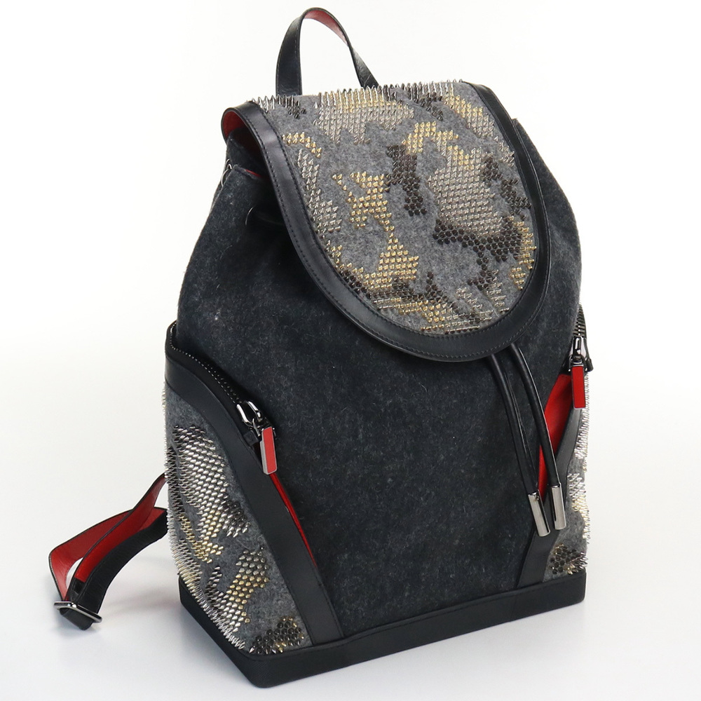 Christian Louboutin Explorer Funk Backpack Black